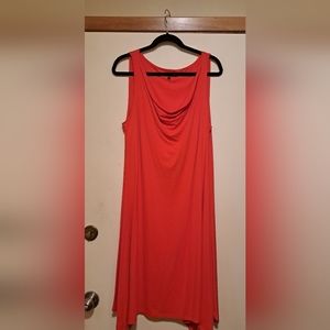 Eileen Fisher orange dress, Size L